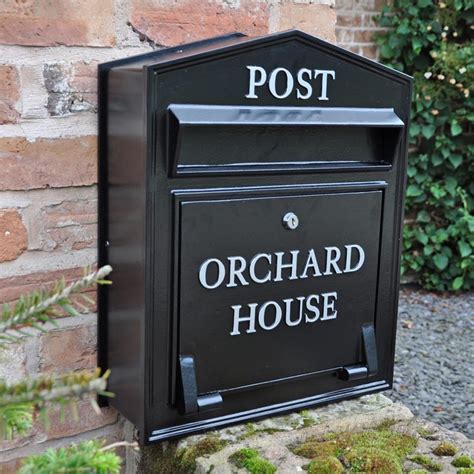 personalised metal post box|household post boxes.